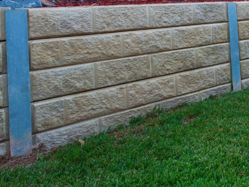 Concrete Block look retaining wall Concrete Block look retaining wall