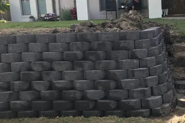 dry stack concrete block retaining wall gold coast dry stack concrete block retaining wall gold coast