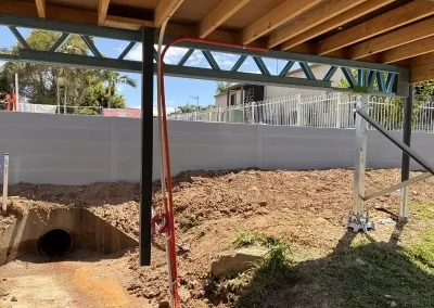 Nerang composite sleeper retaining wall contractors
